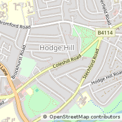 Map of Birmingham