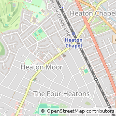 Map of Stockport, Cheshire