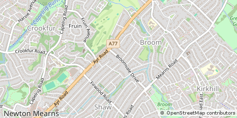 Map of Glasgow