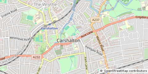 Map of Carshalton