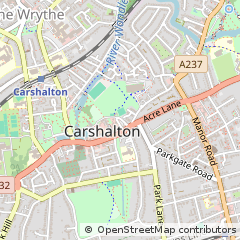 Map of Carshalton