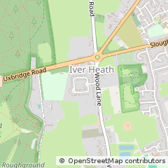 Map of Iver, Buckinghamshire