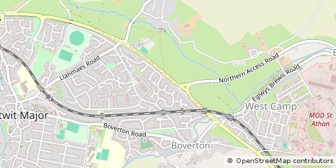 Map of Llantwit Major