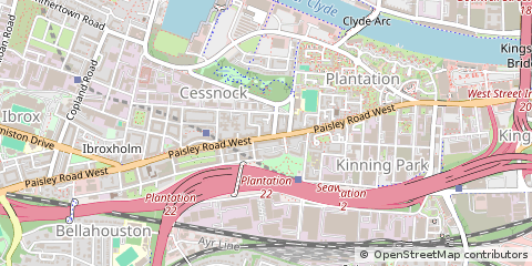 Map of Glasgow