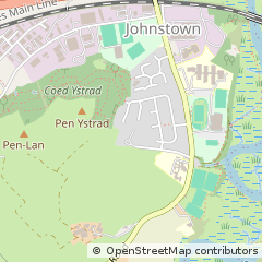 Map of Carmarthen
