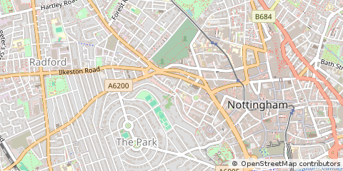Map of Nottingham