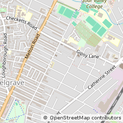 Map of Leicester