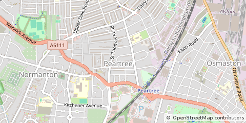 Map of Derby
