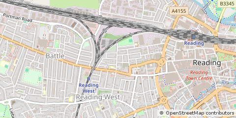 Map of Reading