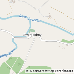 Map of Inverkeithny, Aberdeenshire