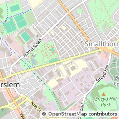 Map of Burslem, Stoke-on-Trent, Staffordshire