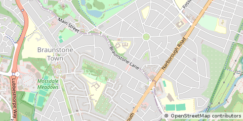 Map of Leicester