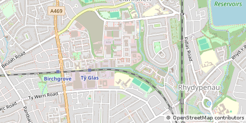 Map of Cardiff