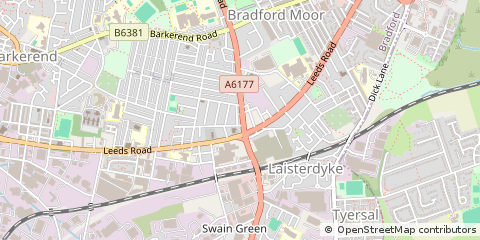 Map of Bradford