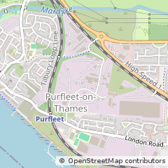 Map of Purfleet