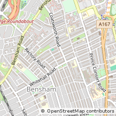 Map of Gateshead