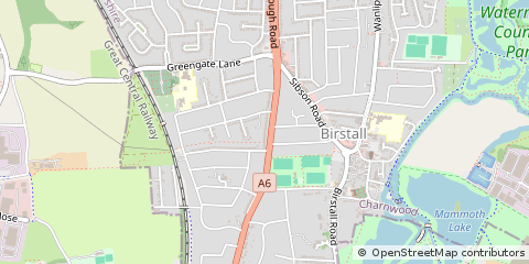 Map of Leicester