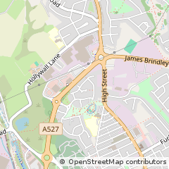 Map of Stoke on Trent, Staffs