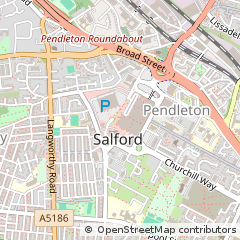 Map of Salford