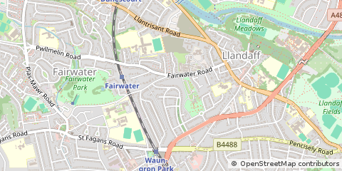 Map of Cardiff