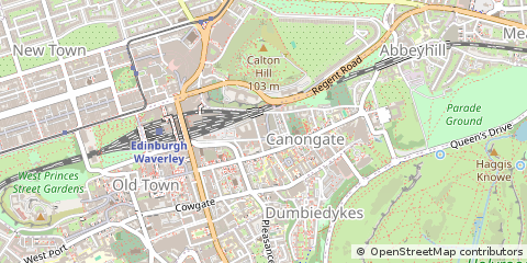 Map of Edinburgh