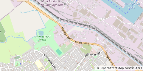 Map of Immingham, N E Lincolnshire