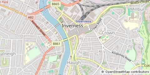Map of Inverness