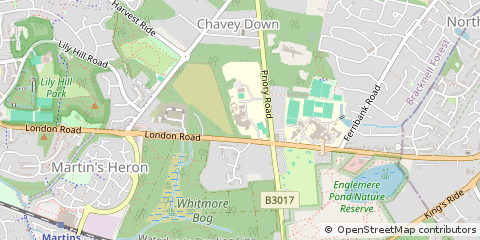 Map of Ascot, Berkshire