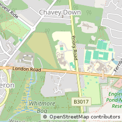 Map of Ascot, Berkshire