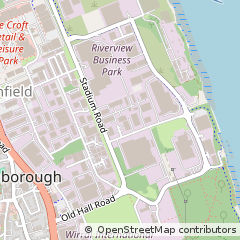 Map of Bromborough, Wirral