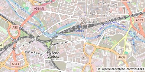 Map of Leeds