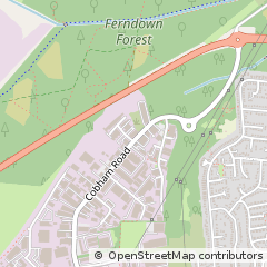 Map of Wimborne, Dorset