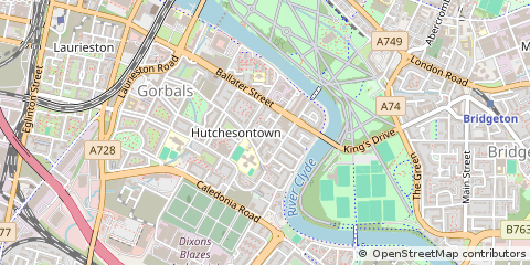 Map of Glasgow
