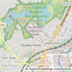 Map of Brierley Hill, West Midlands