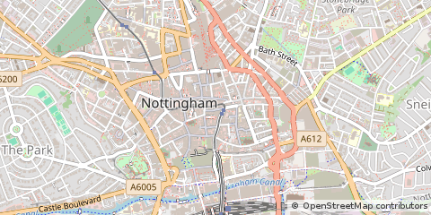 Map of Nottingham