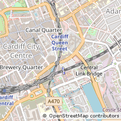 Map of Cardiff