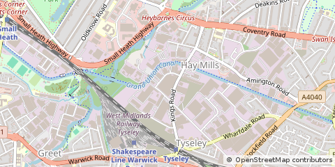 Map of Birmingham