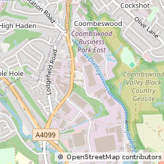 Map of Halesowen, West Midland