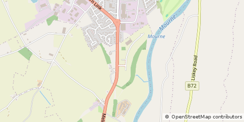 Map of Strabane, Co. Tyrone