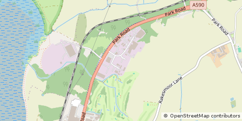 Map of Barrow in Furness, Cumbria