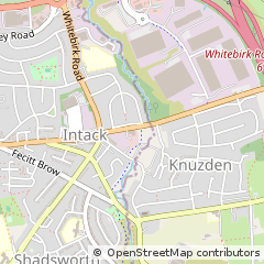 Map of Blackburn, Lancs