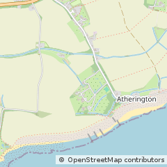 Map of Littlehampton, West Sussex