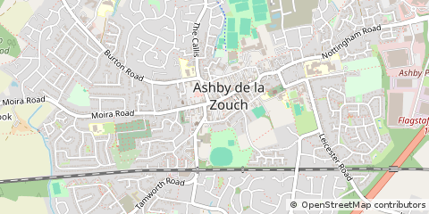 Map of Ashby-DE-LA-Zouch