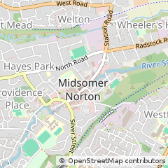 Map of Midsomer Norton, Radstock