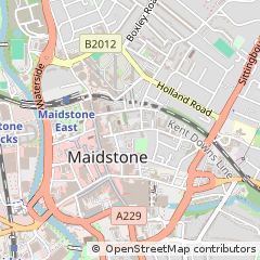Map of Maidstone, Kent