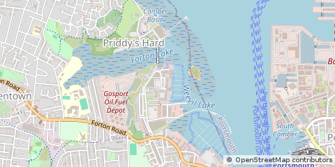Map of Gosport, Hampshire