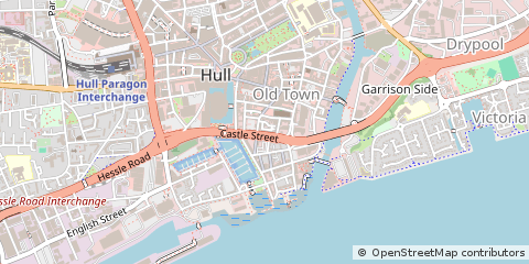 Map of Hull, East Yorkshire