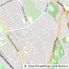 Map of Thornton Heath, Surrey
