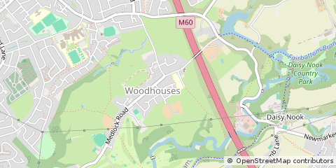 Map of Manchester