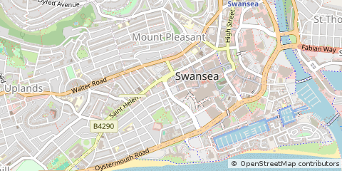 Map of West Glamorgan